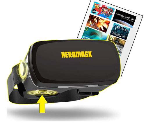 HeroMask Pro VR Gaming Headset + Free Games Guide